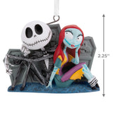 Size Guide The Nightmare Before Christmas Jack Skellington and Sally Hanging Decoration