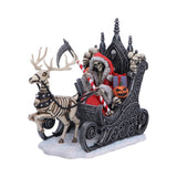 Slay Bells Christmas Santa Sleigh Gothic Reaper Figurine  Nemesis Now B7720B26 Side