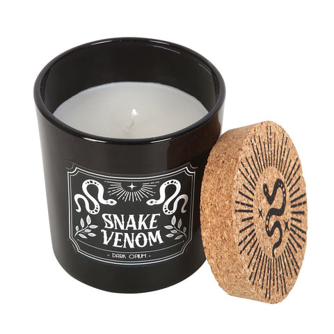 Snake Venom Dark Opium Fragranced Jar Candle