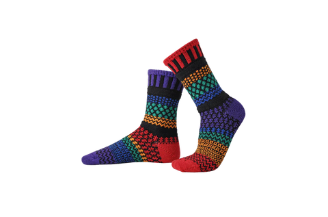 Solmate Gemstone Mismatched Crew Socks Small