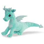 Side on Sparkle Tales Willow Aqua Dragon Soft Plush Aurora World