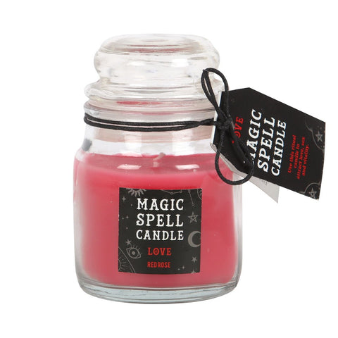 Magic Spell Candle Jar Love Rose Scent