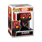Boxed Star Wars Icarus Wielding a blaster Funko Pop box 830 reference 90359
