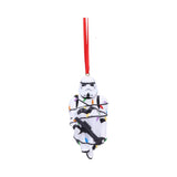 Star wars Front of Stormtrooper In Fairy Lights Decorative Hanging Ornament Nemesis Now B6414X3