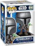 Box 818 Star Wars The Mandalorian and Grogu (on back) Funko Pop! Vinyl