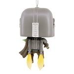 Disney Star Wars The Mandalorian with Grogu Hallmark Hanging Ornament Decoration with Blasters