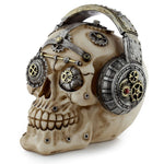 Steampunk Style Skull with Headphones Left