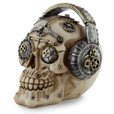 Steampunk Style Skull with Headphones Left