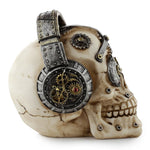 Steampunk Style Skull with Headphones Right