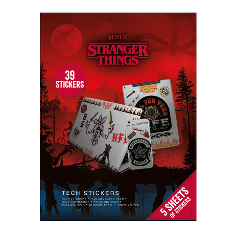 Stranger Things 4 Upside Down Battle 39 Tech Stickers