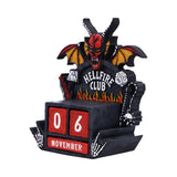 Stranger Things Hellfire Club Netflix TV Series Perpetual Calendar Nemesis Now B7350C25 Side on