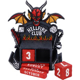 Stranger Things Hellfire Club Netflix TV Series Perpetual Calendar Nemesis Now B7350C25 showing dates and months