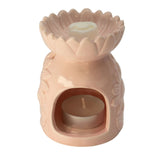 Sunflower Pastel Pink Ceramic Oil Burner Warmer