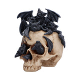 Side Swarm of Shadows Bats on Skull Gothic Figurine Nemesis Now U7848C26