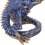 Nemesis Now Sapphire Blue Dragon with Orb Figurine Talons