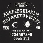 Talking Board Print Ouija Cotton Tote Bag Close Up