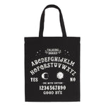 Talking Board Print Ouija Cotton Tote Bag Front