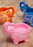 Terracotta Elephant Tealight Holder Fair Trade