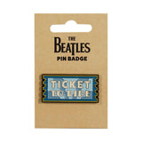 The Beatles Ticket to Ride Pin Badge on Card