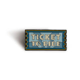 The Beatles Ticket to Ride Pin Badge