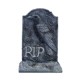 The Last Perch Gothic Raven RIP Gravestone Ornament frot