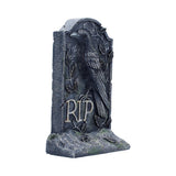 Front Side The Last Perch Gothic Raven RIP Gravestone Ornament
