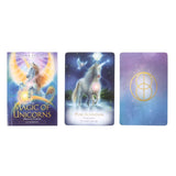 The Magic of Unicorns Oracle Card Deck by Diana Cooper Guidebook