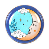 Hole in the middle The Moon Celestial Ceramic Incense Holder Dish