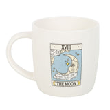 The Moon Vintage Tarot Card XVIII Ceramic Mug  Side