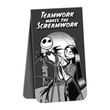 The Nightmare Before Christmas Jack and Sally Magnetic Bookmark Teamwork Makes Screamwork
