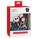 Boxed Hallmark The Nightmare Before Christmas Jack Skellington and Sally Hanging Decoration