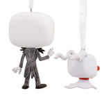 Back of Disney The Nightmare Before Christmas Jack Skellington and Zero Funko Decoration