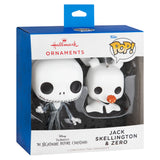 Boxed Disney The Nightmare Before Christmas Jack Skellington and Zero Funko Decoration