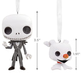 Size Guide Disney The Nightmare Before Christmas Jack Skellington and Zero Funko Decoration