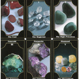 The Tarot of Gemstones and Crystals 78 Cards Deck card