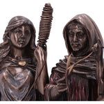 Close up The Three Fates of Destiny Bronzed Ornament Figurine Nemesis Now D5999W2