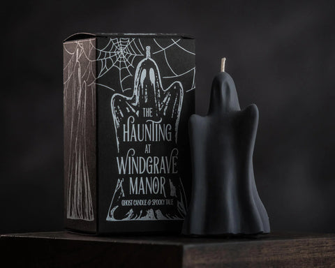 Boxed Black The Upturned Cauldron The Haunting at Windgrave Manor Candle