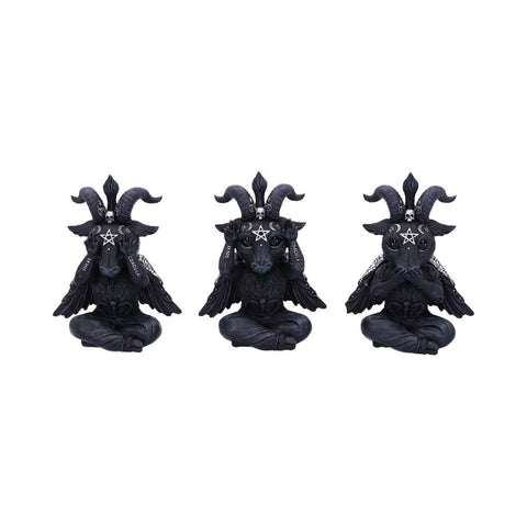 Nemesis Now Three Wise Baphoboo Cult Cutie Occult Figurines b5852u1