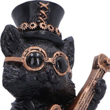 Head Music Meowstro Steampunk Black Cat Playing Guitar Figurine Nemesis Now Music Meowstro - Guitar
U7604B26