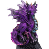Top Amethyst Dragon Rune Protector Resin Figurine Nemesis Now U7069B25