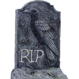 Top The Last Perch Gothic Raven RIP Gravestone Ornament