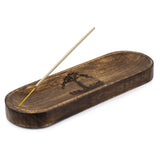 Tree of Life Wide Wooden Incense Stick Holder Display
