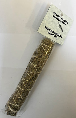 Triple Goddess Prairie Falcon Smudge Stick