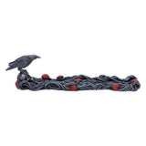 Side Twilight Bloom Gothic Raven Incense Stick Holder Nemesis Now K7488A26