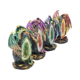 Geode Keepers light-up dragon crystal figurine