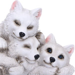 Sleepy Pups Wolf Cubs Figurine