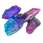 Unicorn Points Quartz with Colourful Aura