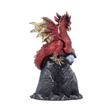 Vermillion Red Dragon Rune symbols Protector Nemesis Now U7068B25