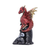 Vermillion Red Dragon Rune Protector Nemesis Now U7068B25 Gold wings