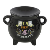 Front Witches Brew Cauldron Oil Burner and Wax Warmer
